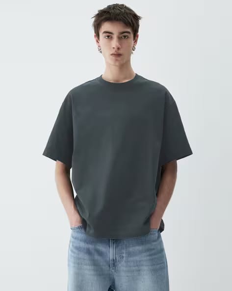 Mens Plain Oversized Tshirt