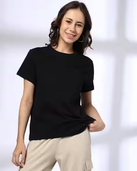 Women Plain Tshirt