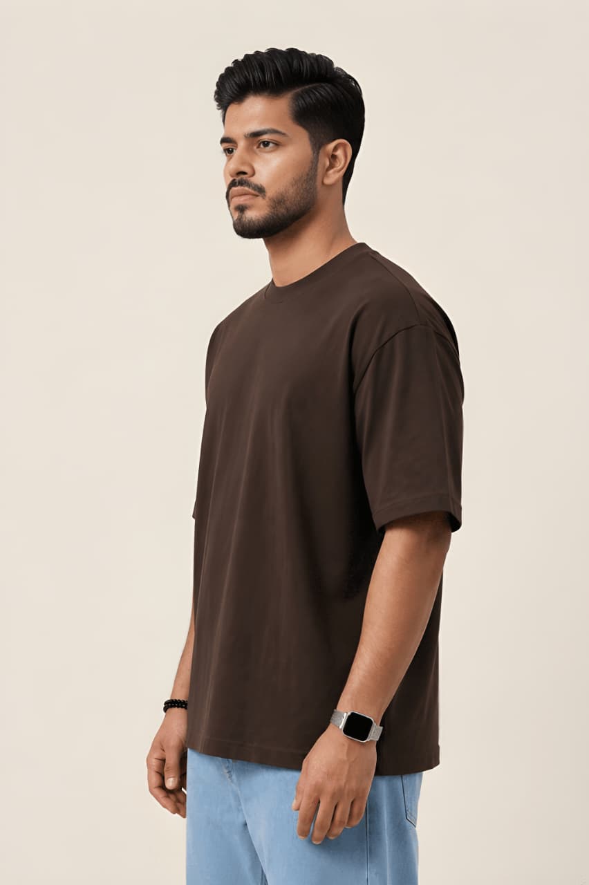 Men's Printed Oversized Fit Pure Cotton T-Shirt