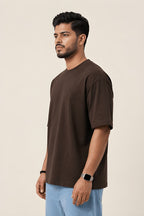 Men's Printed Oversized Fit Pure Cotton T-Shirt