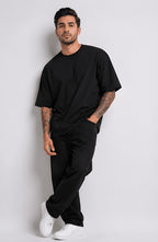 Men's Heavyweight Printed Oversized Cotton T-Shirt