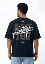 Men's Heavyweight Printed Oversized Cotton T-Shirt
