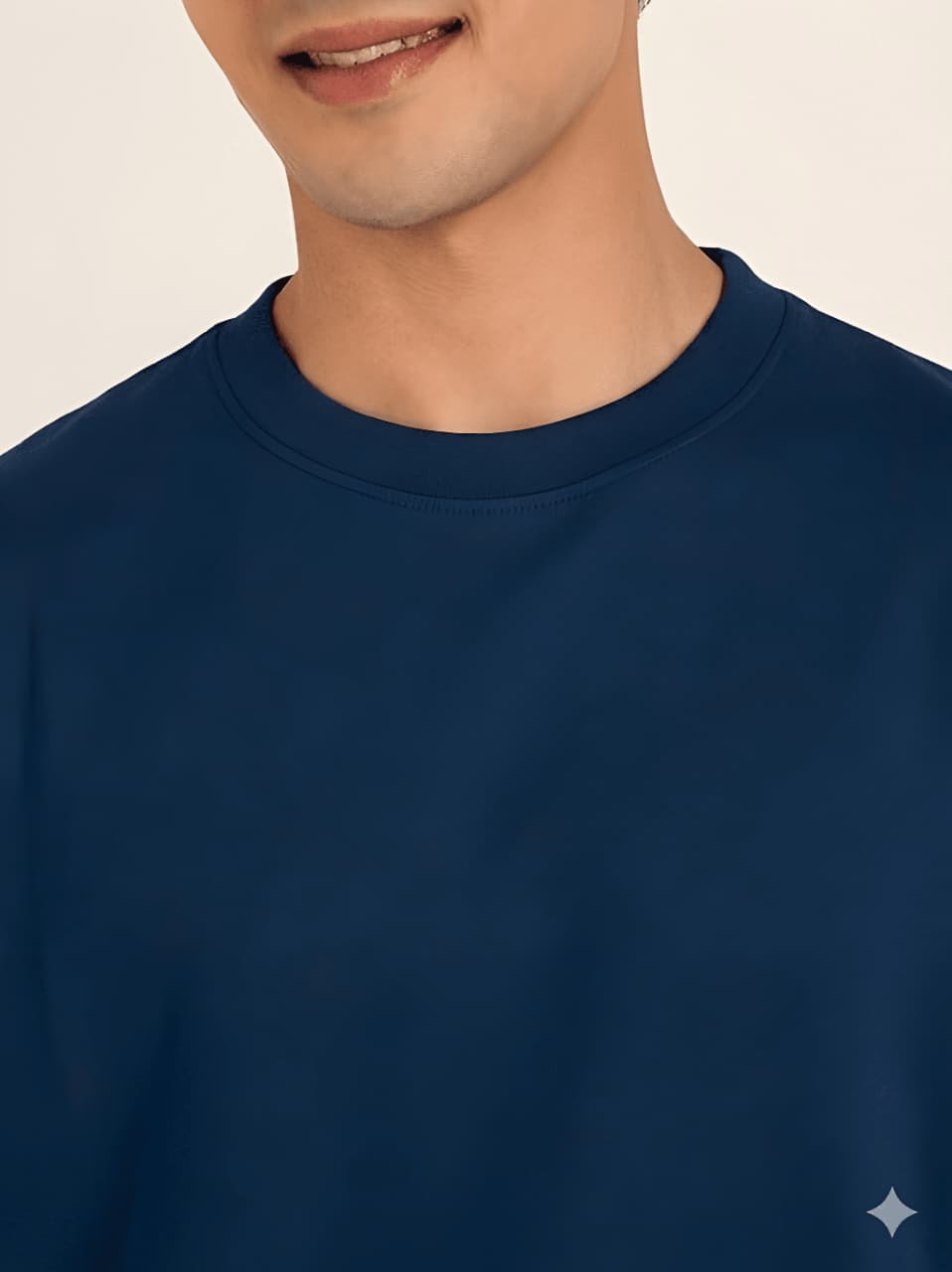 Men's Plain Oversized Fit Pure Cotton T-Shirt