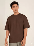 Men's Plain Oversized Fit Pure Cotton T-Shirt