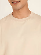 Men's Plain Oversized Fit Pure Cotton T-Shirt