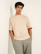 Men's Plain Oversized Fit Pure Cotton T-Shirt