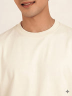 Men's Plain Oversized Fit Pure Cotton T-Shirt