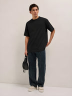 Men's Heavyweight Printed Oversized Cotton T-Shirt