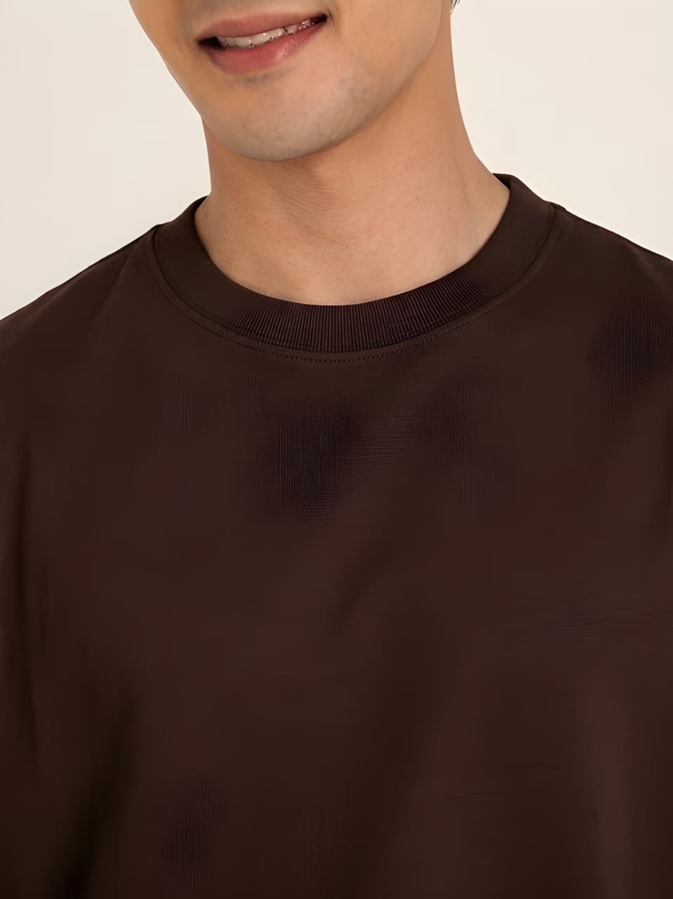Men's Plain Oversized Fit Pure Cotton T-Shirt