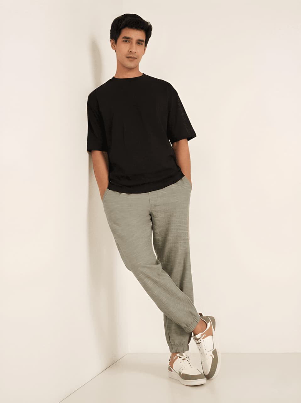 Men's Plain Oversized Fit Pure Cotton T-Shirt