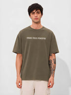 Men's Minimalist Oversized Pure Cotton T-Shirt