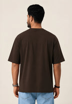 Men's Minimalist Oversized Pure Cotton T-Shirt