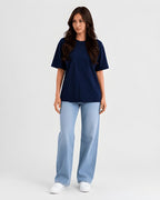 Women's Oversized Cotton Graphic Tee