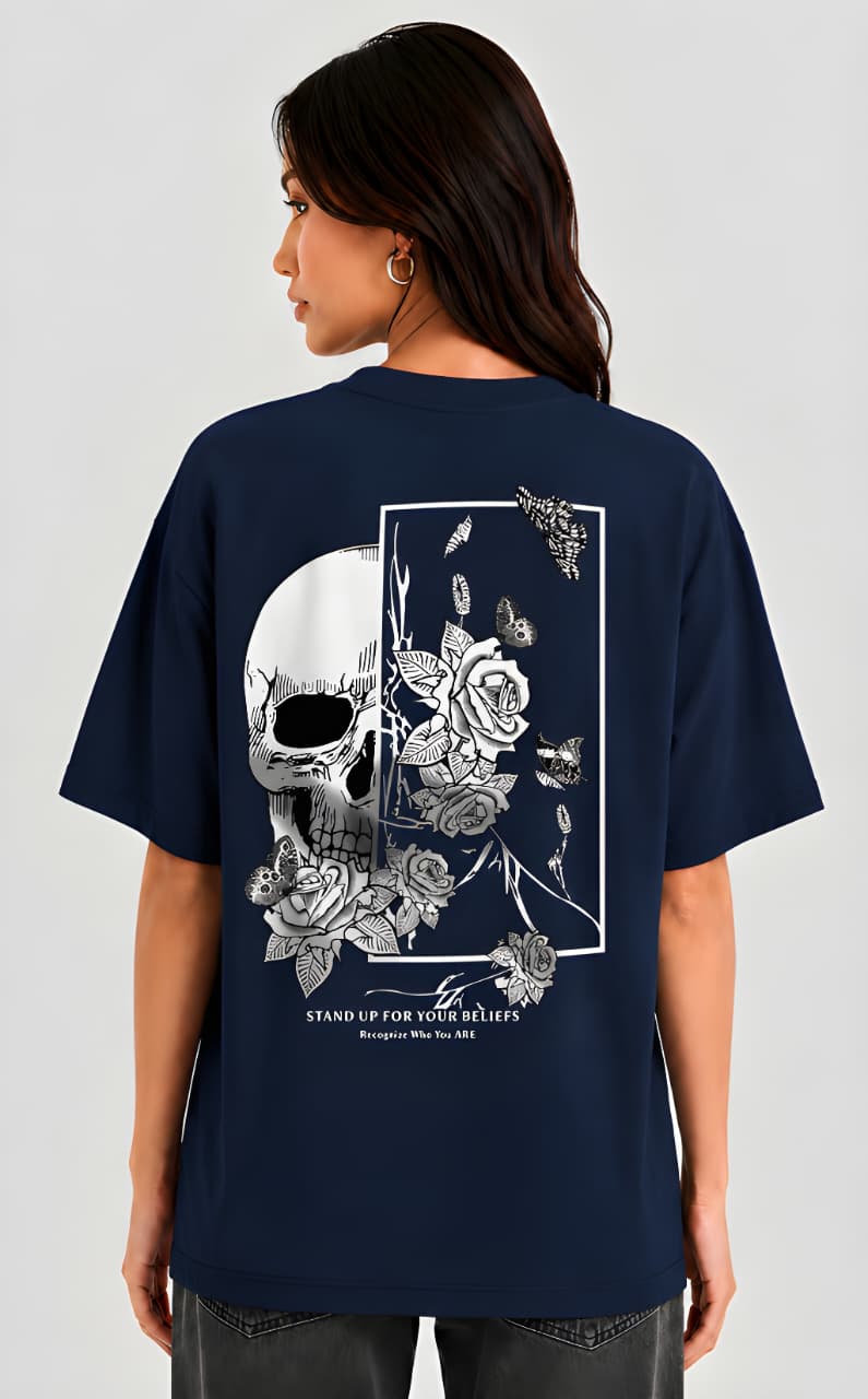 Women's Oversized Cotton Graphic Tee
