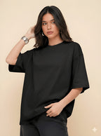Women's Oversized Cotton Graphic Tee