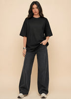 Women's Oversized Cotton Graphic Tee