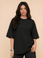 Women's Oversized Cotton Graphic Tee