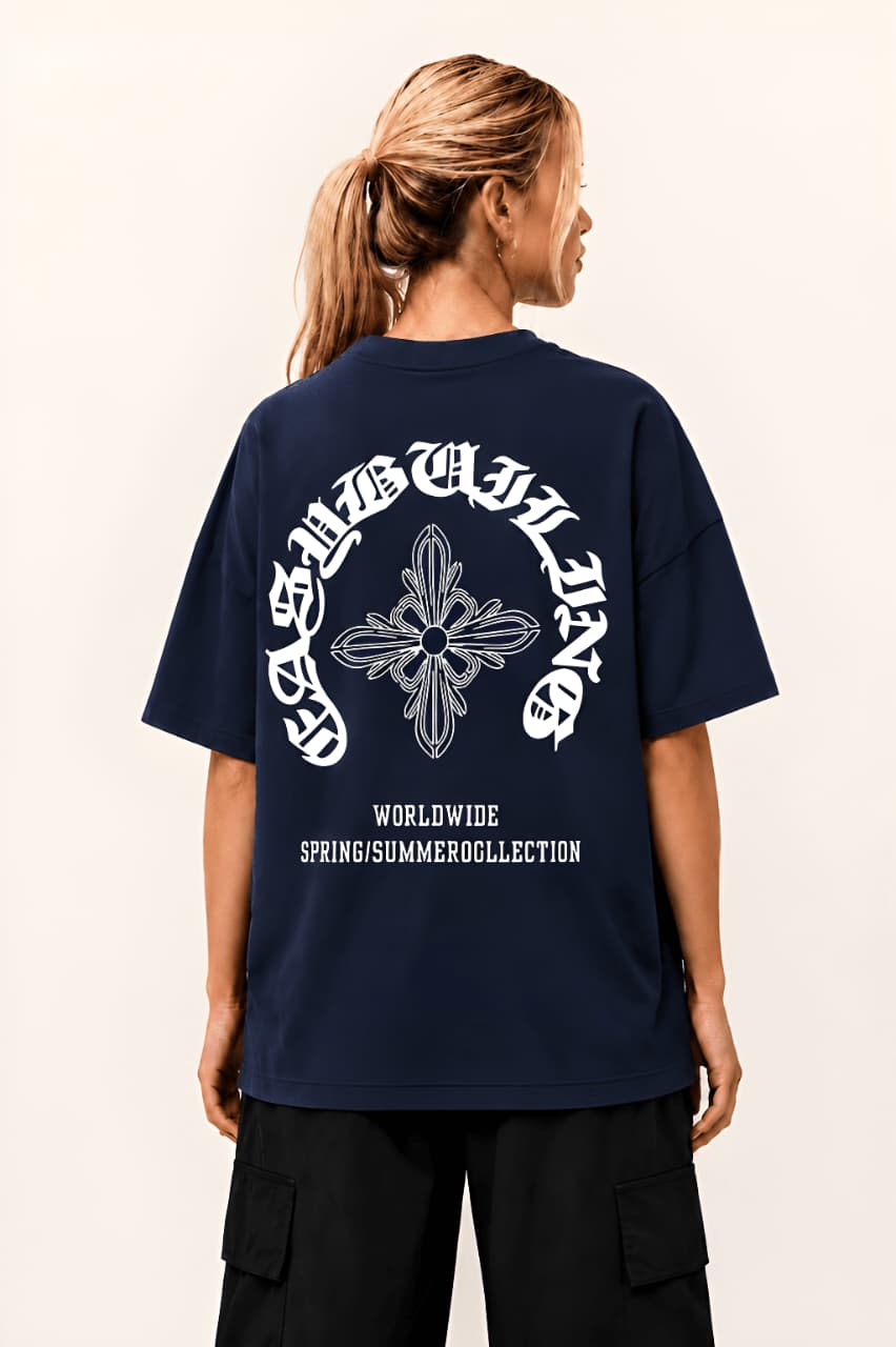 Women's Oversized Cotton Graphic Tee