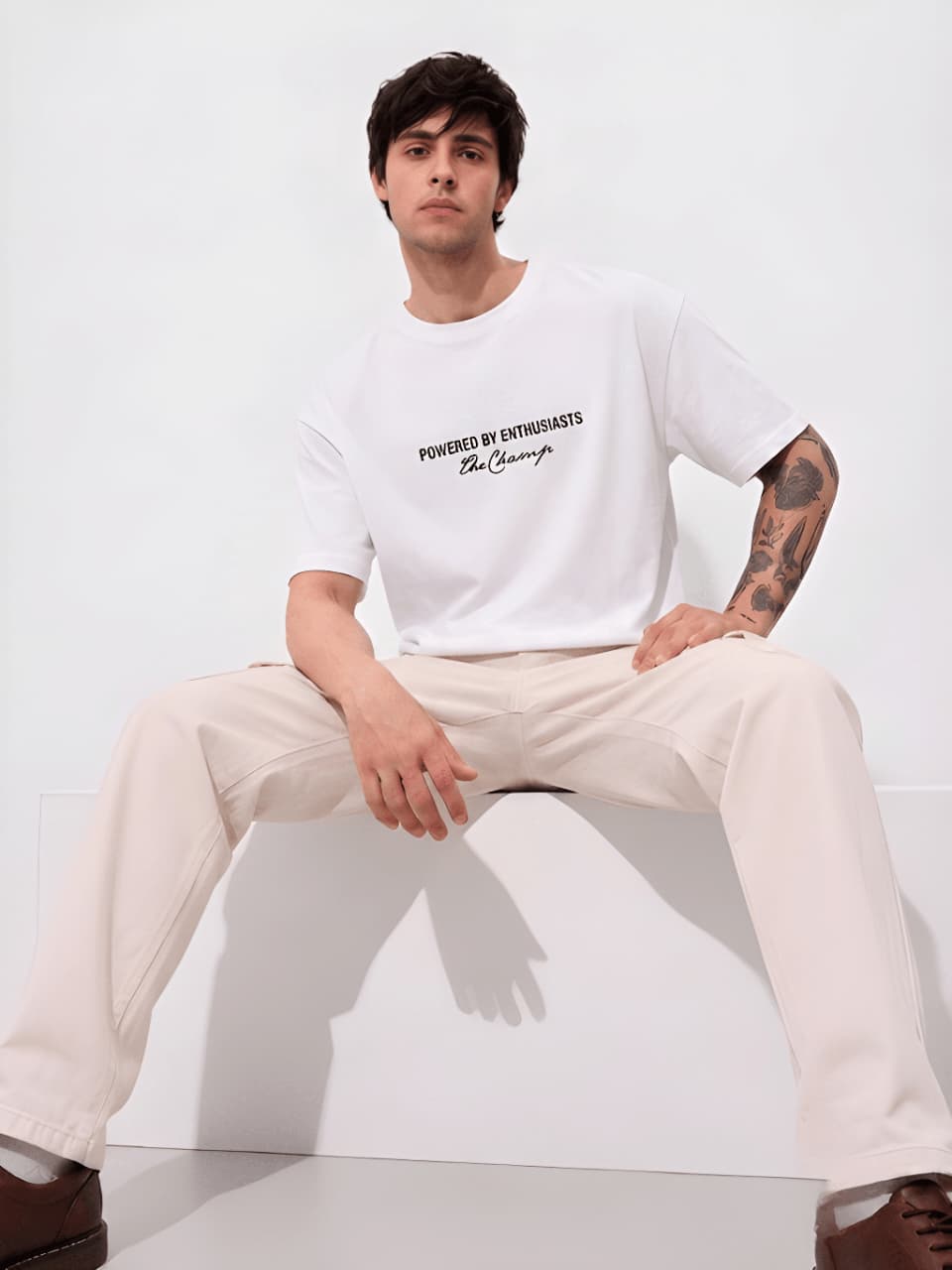 Men's Oversized Printed Graphic Tee