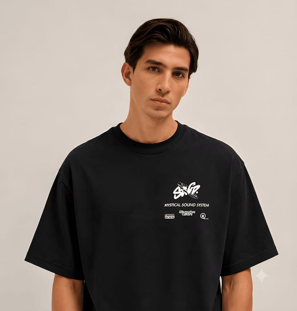 Men's Oversized Printed Graphic Tee