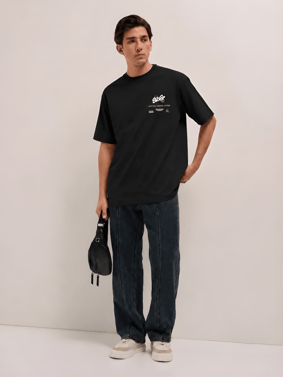 Men's Oversized Printed Graphic Tee