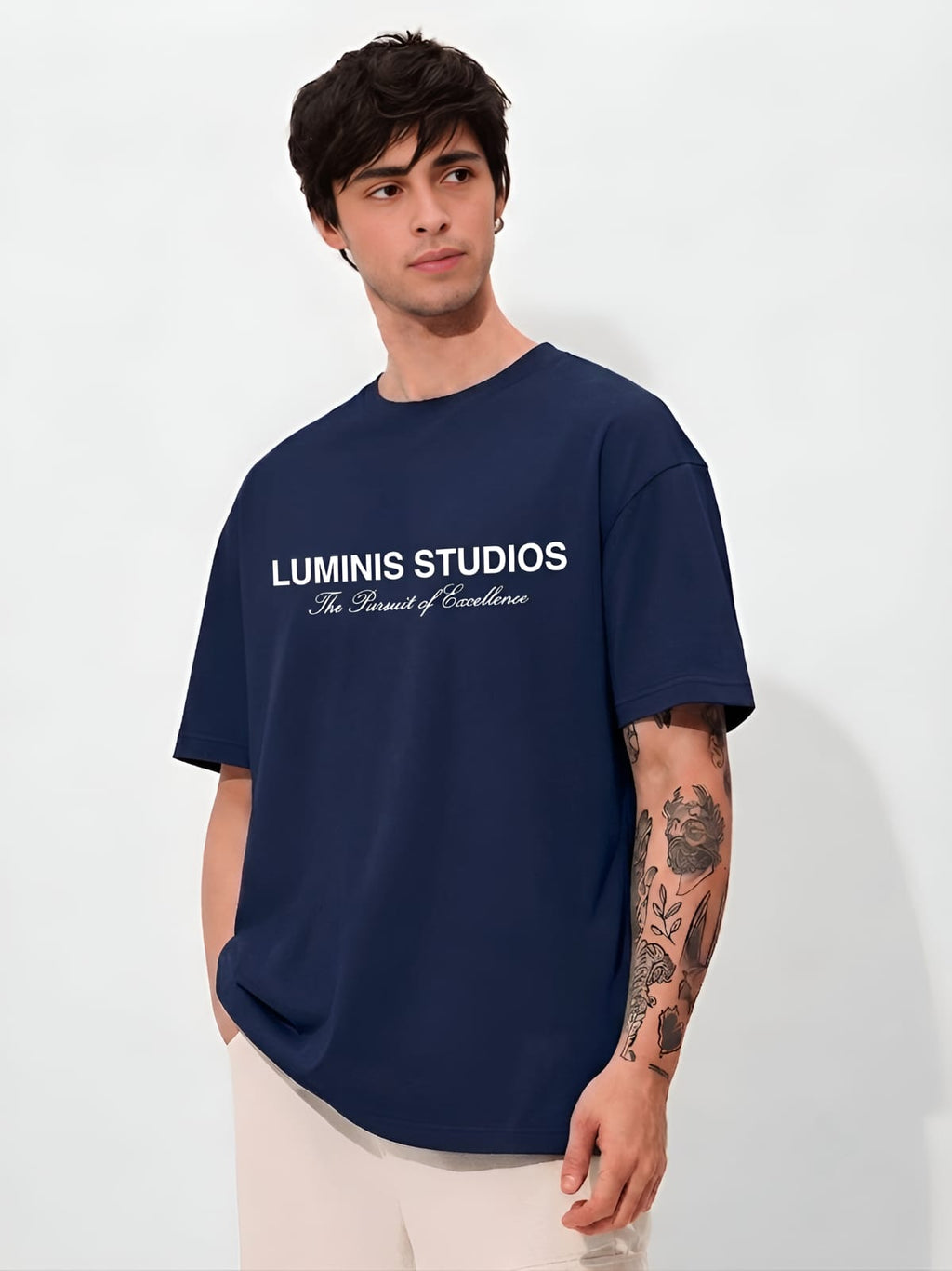 Men's Oversized Printed Heavyweight Tee