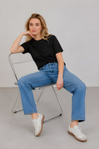 Women's Regular Fit Plain Cotton Tee