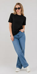 Women's Regular Fit Plain Cotton Tee