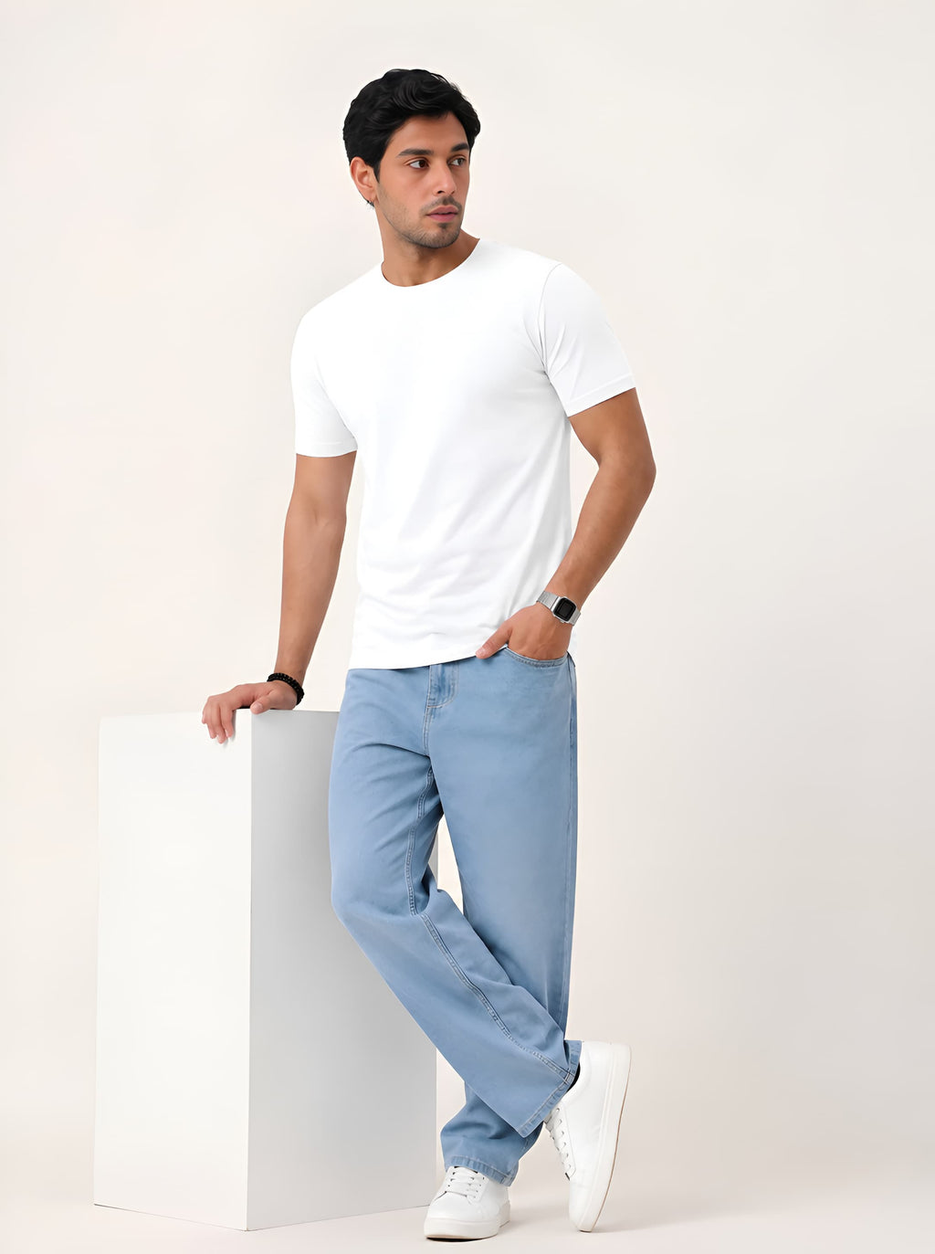 Men's Premium Regular Fit Pure Cotton T-Shirt