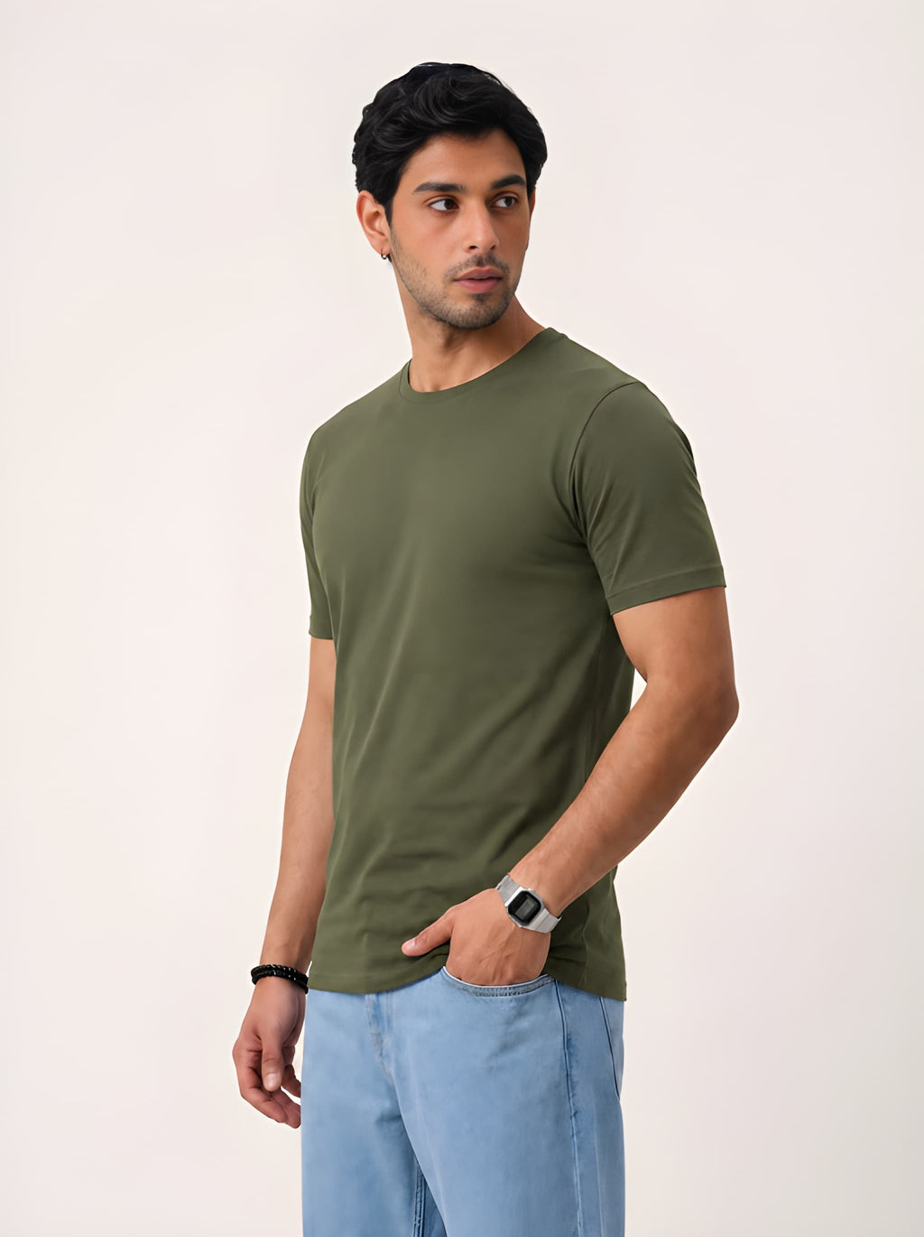 Men's Premium Regular Fit Pure Cotton T-Shirt