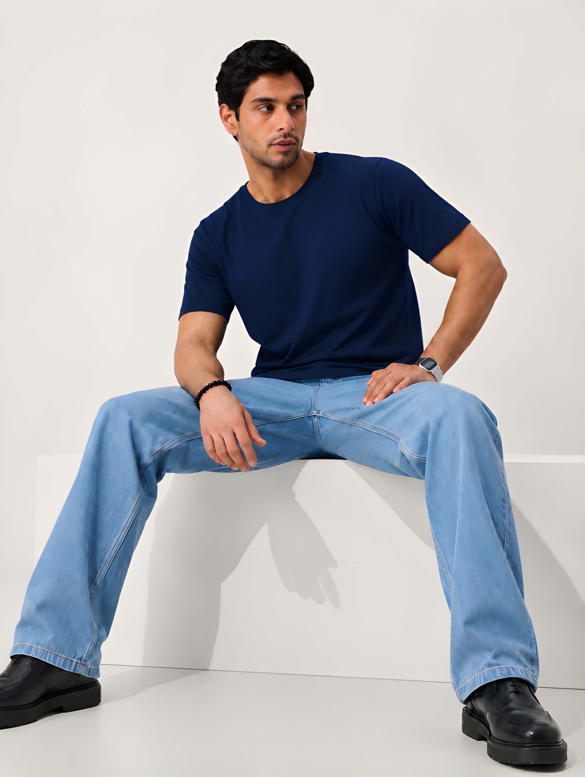 Men's Premium Regular Fit Pure Cotton T-Shirt