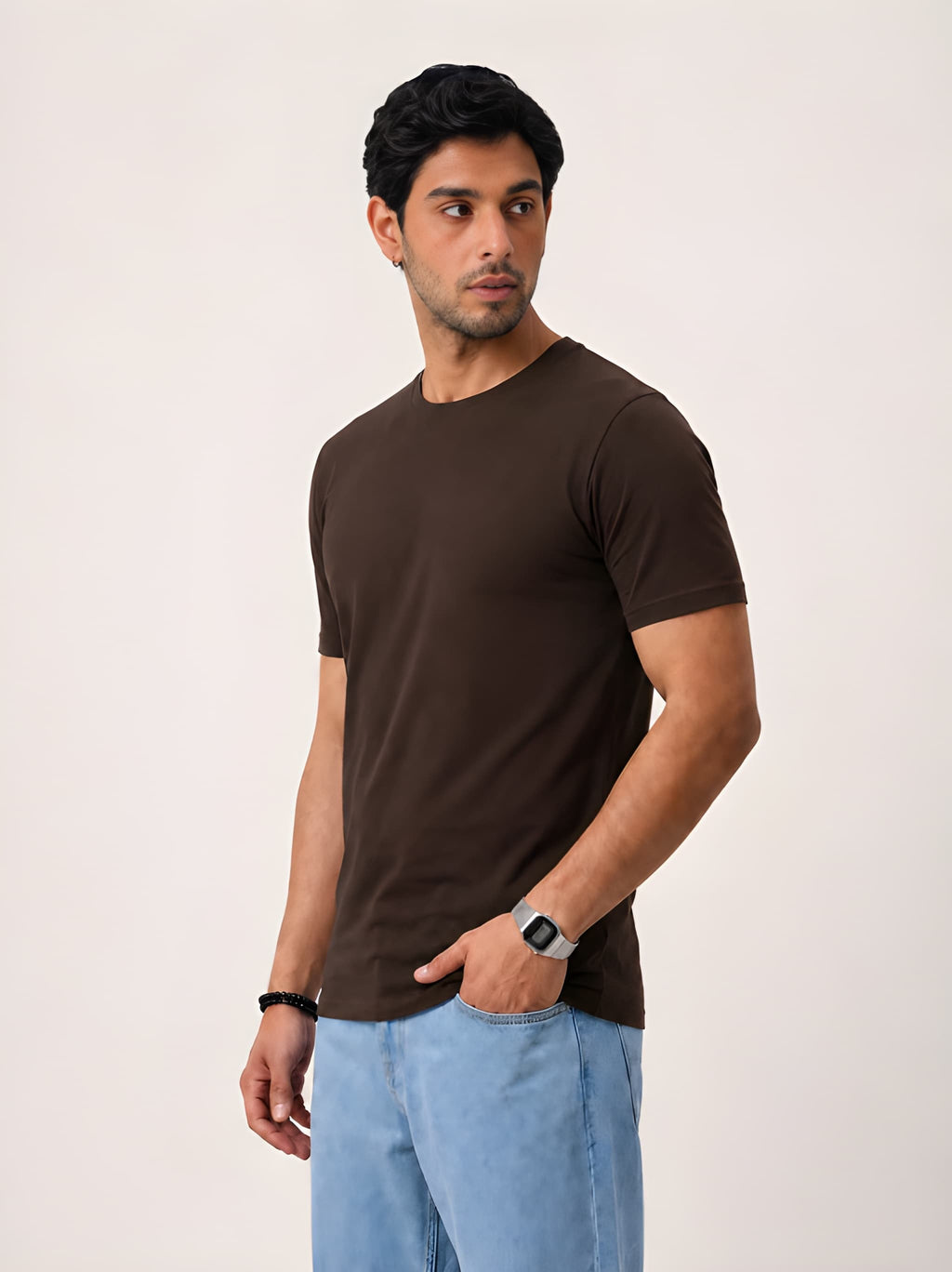 Men's Premium Regular Fit Pure Cotton T-Shirt