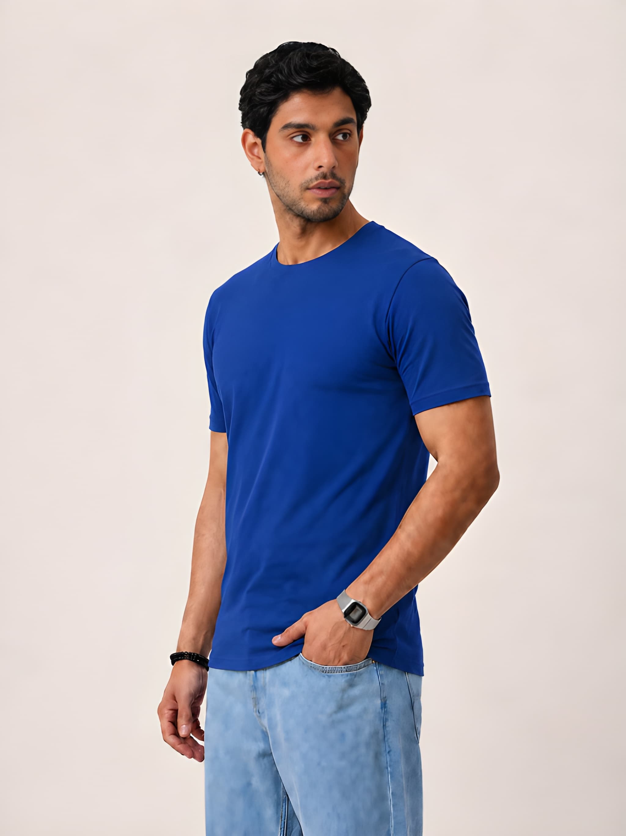 Men's Premium Regular Fit Pure Cotton T-Shirt
