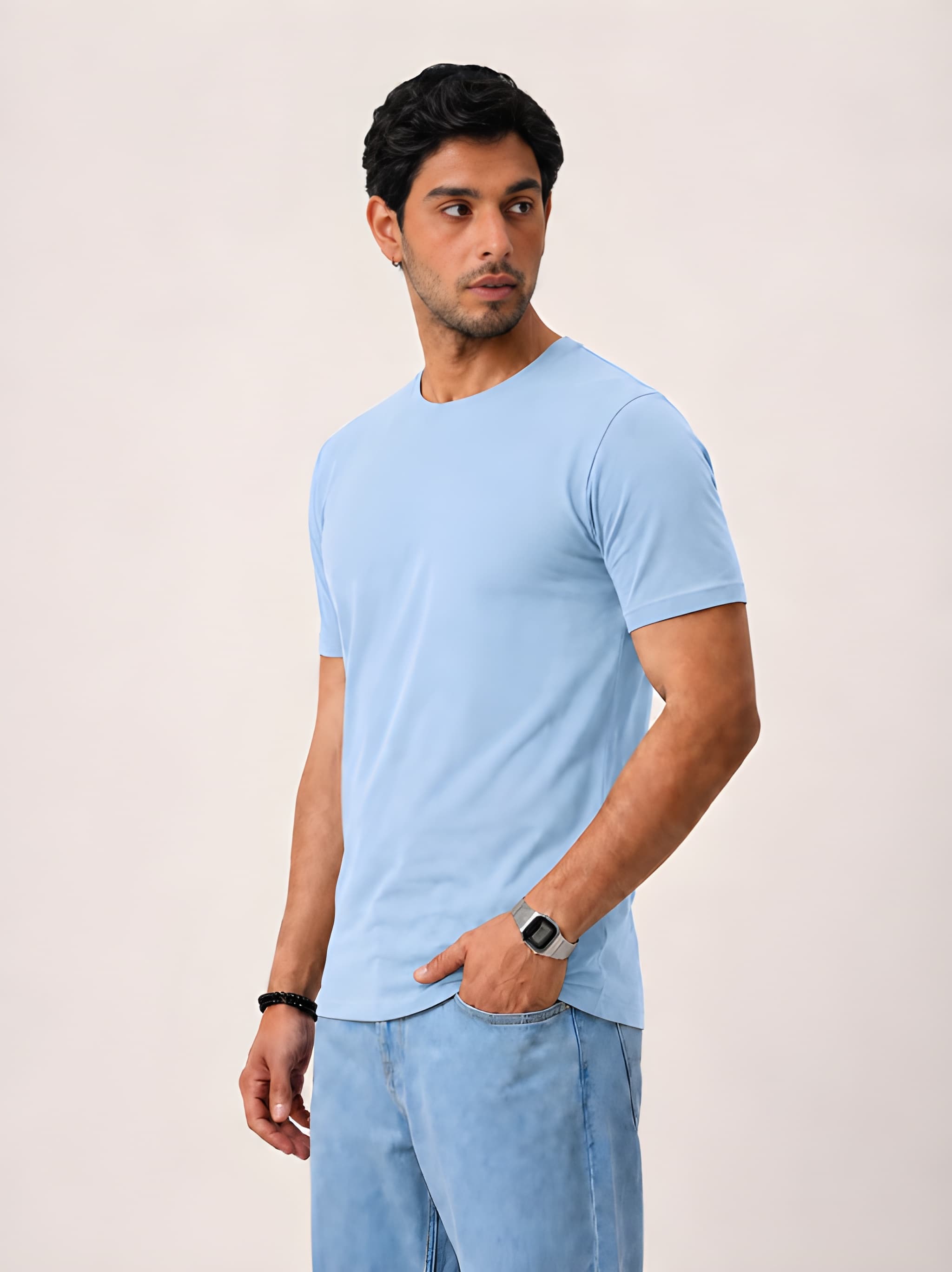 Men's Premium Regular Fit Pure Cotton T-Shirt