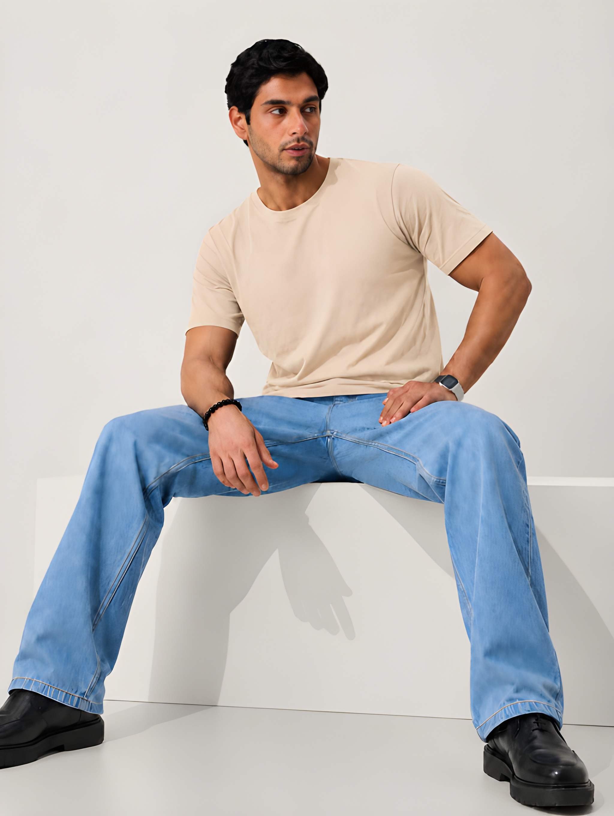 Men's Premium Regular Fit Pure Cotton T-Shirt