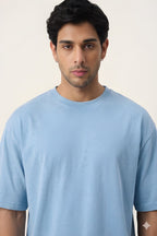 Men's Heavyweight Printed Oversized Cotton T-Shirt