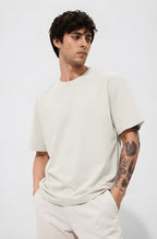 Men's Heavyweight Printed Oversized Cotton T-Shirt