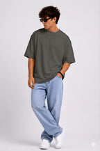 Men's Printed Oversized Fit Pure Cotton T-Shirt