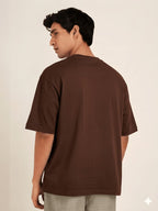 Men's Plain Oversized Fit Pure Cotton T-Shirt
