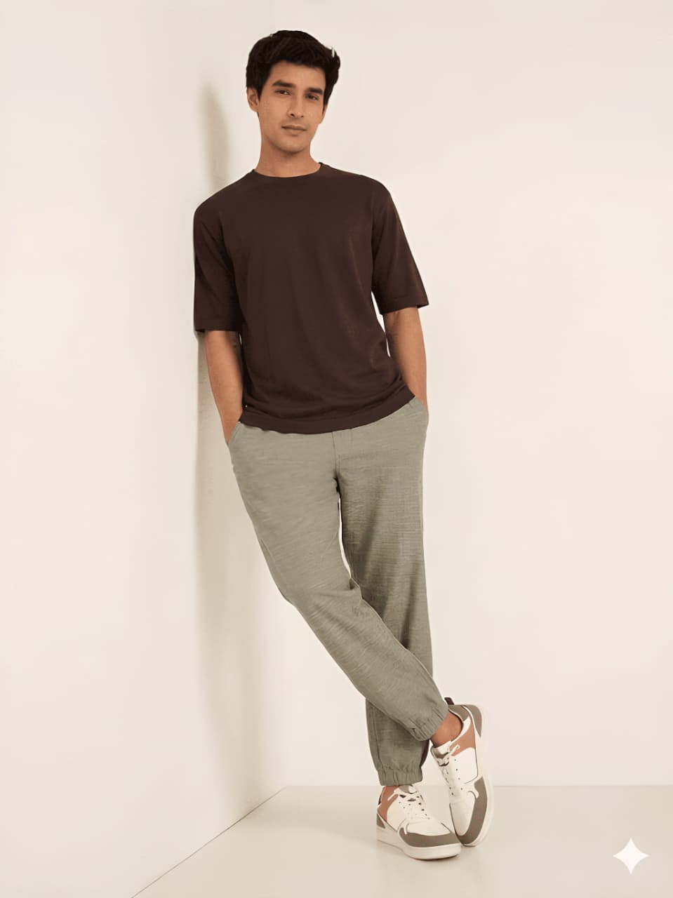 Men's Plain Oversized Fit Pure Cotton T-Shirt