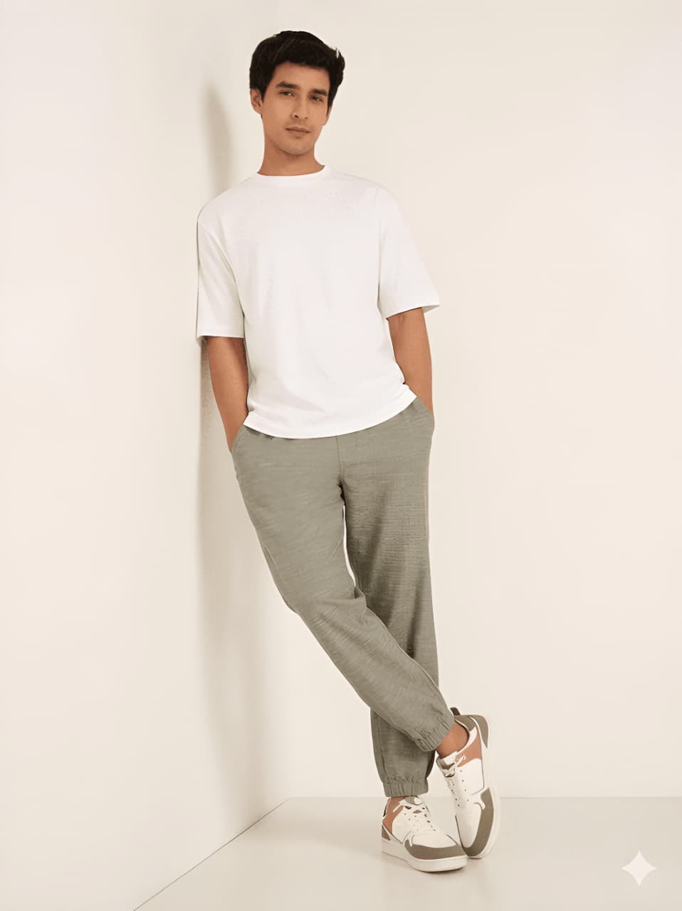 Men's Plain Oversized Fit Pure Cotton T-Shirt