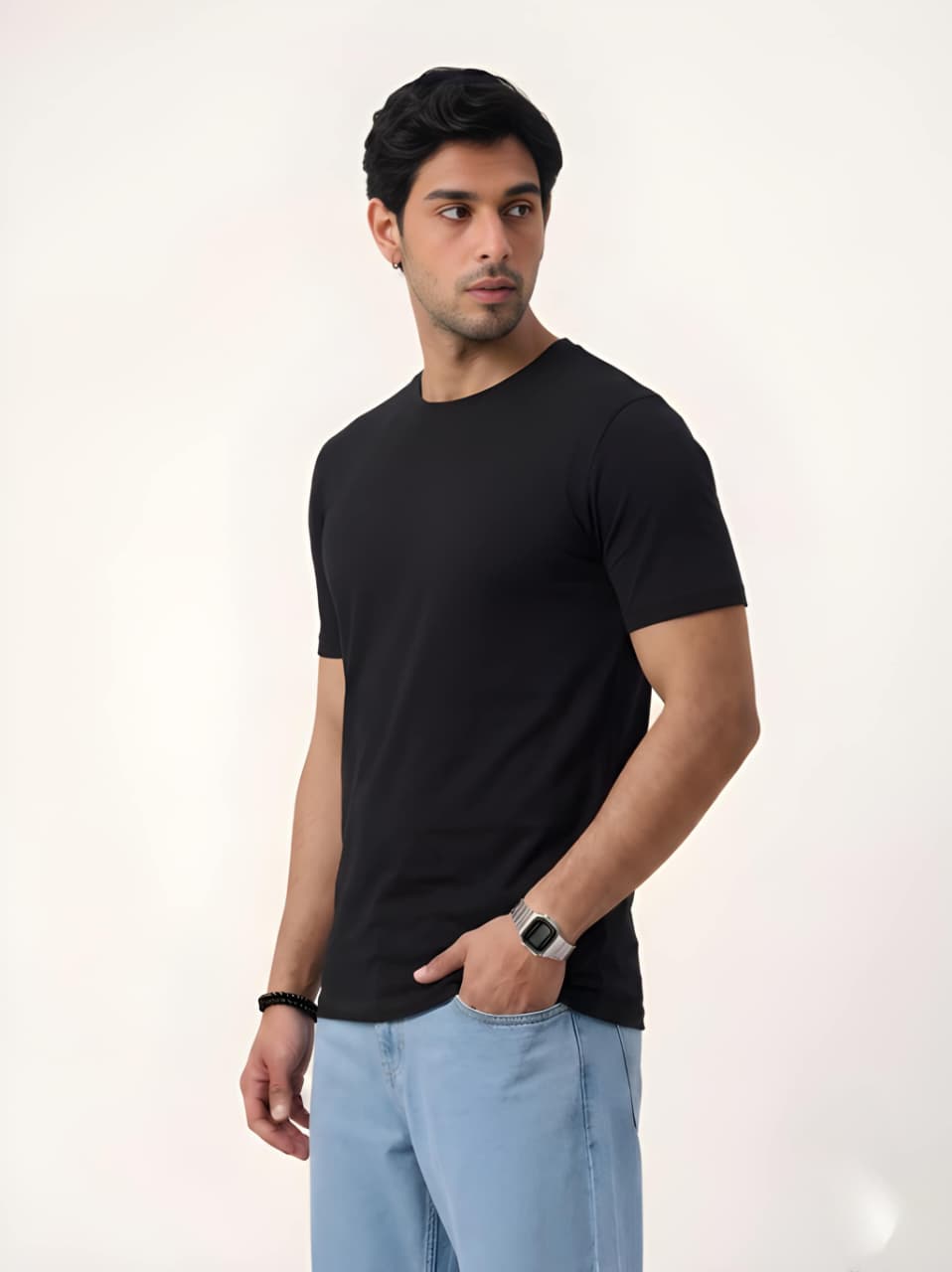 Men's Premium Regular Fit Pure Cotton T-Shirt
