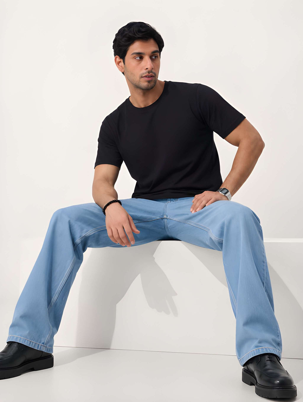 Men's Premium Regular Fit Pure Cotton T-Shirt